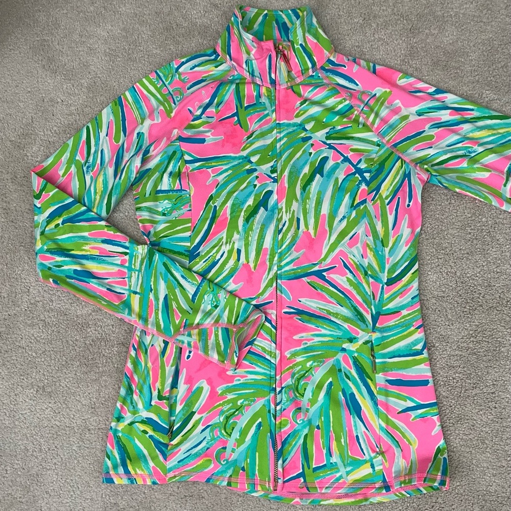 Lilly Pulitzer Luxletic Zip-Up Jacket size Small